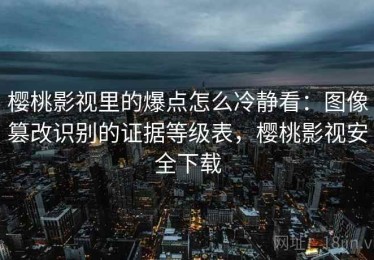 樱桃影视里的爆点怎么冷静看：图像篡改识别的证据等级表，樱桃影视安全下载