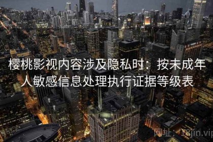 樱桃影视内容涉及隐私时：按未成年人敏感信息处理执行证据等级表