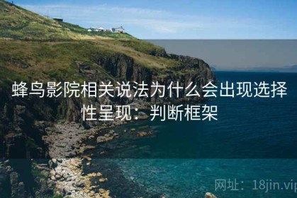 蜂鸟影院相关说法为什么会出现选择性呈现：判断框架