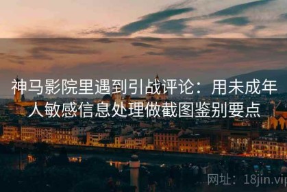 神马影院里遇到引战评论：用未成年人敏感信息处理做截图鉴别要点