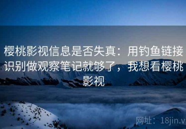 樱桃影视信息是否失真：用钓鱼链接识别做观察笔记就够了，我想看樱桃影视