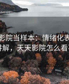 把天天影院当样本：情绪化表达的简明讲解，天天影院怎么看不了