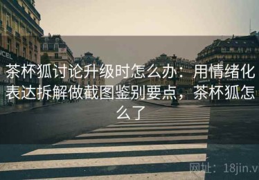 茶杯狐讨论升级时怎么办：用情绪化表达拆解做截图鉴别要点，茶杯狐怎么了