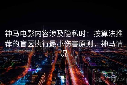 神马电影内容涉及隐私时：按算法推荐的盲区执行最小伤害原则，神马情况