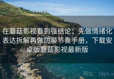 在蘑菇影视看到强结论：先做情绪化表达拆解再做防带节奏手册，下载安卓版蘑菇影视最新版