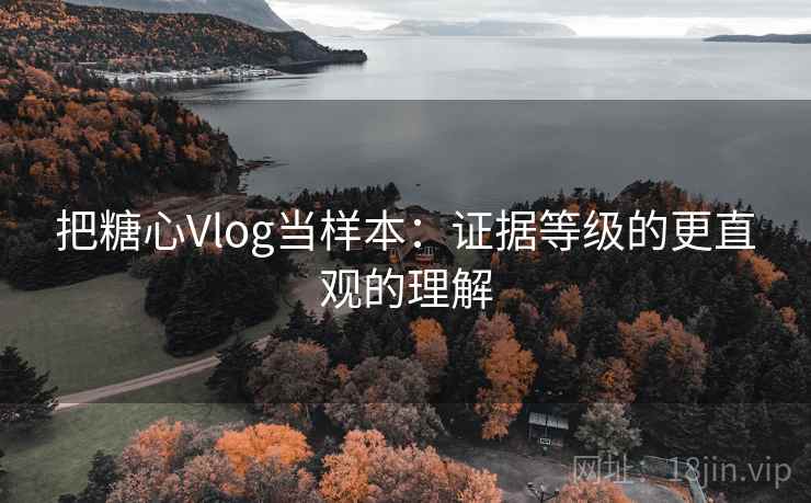把糖心Vlog当样本：证据等级的更直观的理解