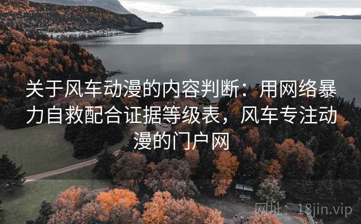 关于风车动漫的内容判断：用网络暴力自救配合证据等级表，风车专注动漫的门户网